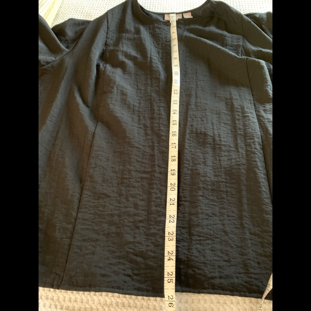 Chico’s black blazer with rollup sleeves Size XL / 16 - Picture 8 of 10